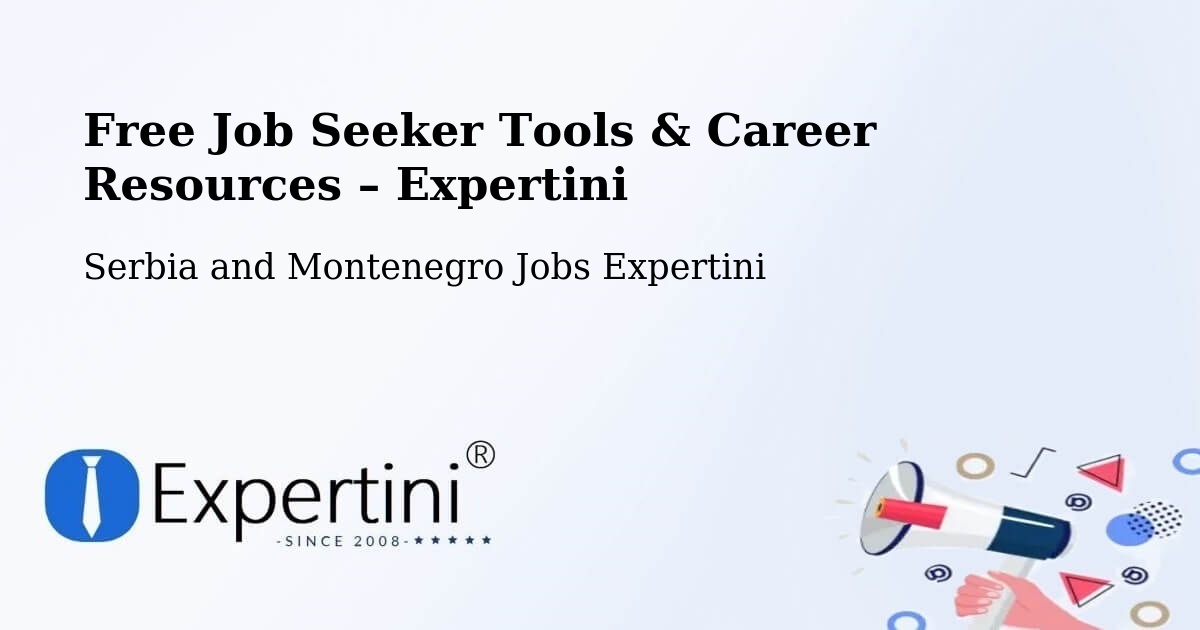 Free Job Seeker Tools & Career Resources – Elmvale - Elmvale, Serbia and Montenegro Jobs Expertini