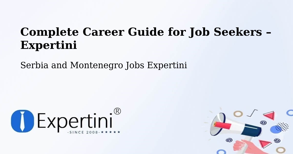 Career Guide for Job Seekers – Elmvale - Elmvale, Serbia and Montenegro Jobs Expertini